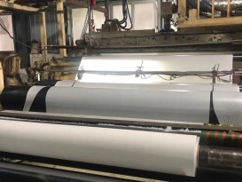 乳白色復合棉料膜 羽絨服內(nèi)膽復膜乳白色TPU防水透氣膜